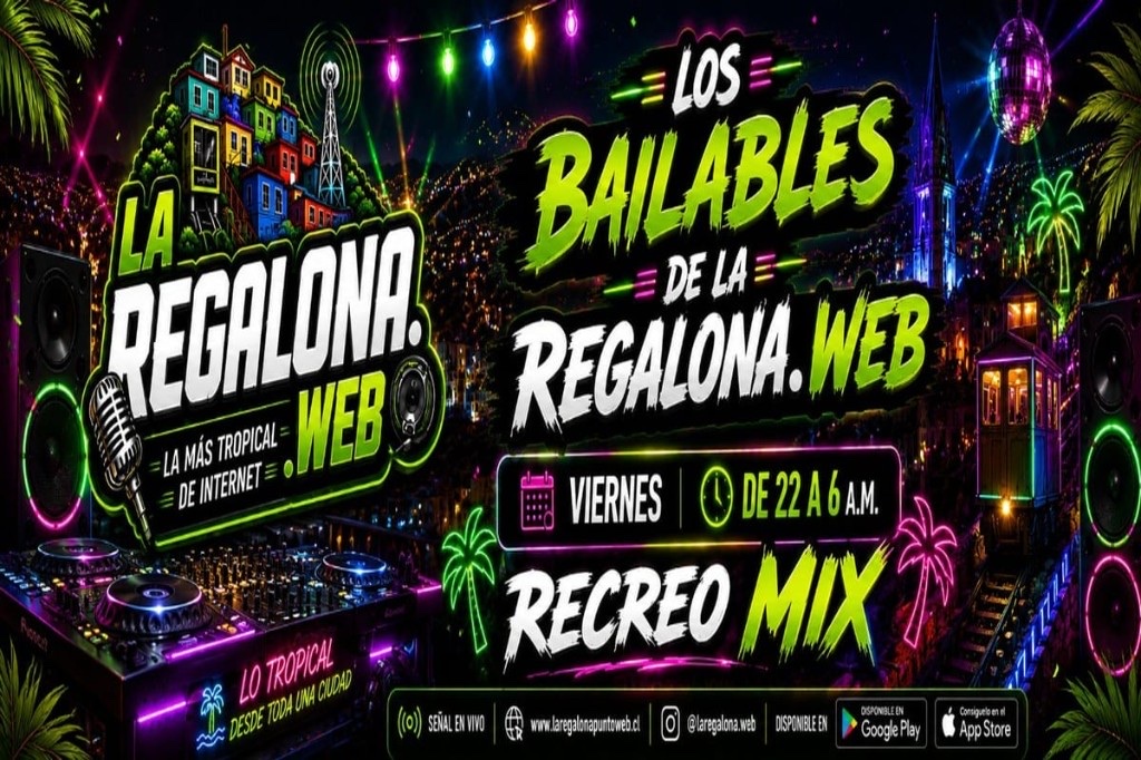 Los Bailables — Recreo Mix, viernes de 22 a 6 a.m.