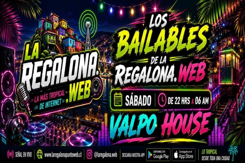 Los Bailables — Valpo House, sábados de 22 hrs a 06 am